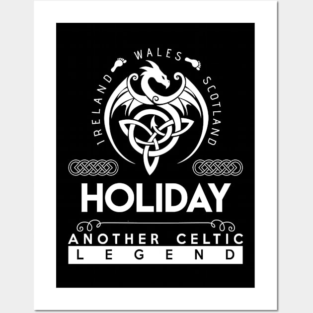Holiday Name T Shirt - Another Celtic Legend Holiday Dragon Gift Item Wall Art by harpermargy8920